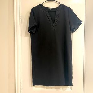 Madewell black dress. Great for an office outfit!